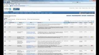 Federal Contracting Opportunities Database  GovWin IQ Demo [upl. by Drannel48]