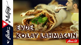 Evde Kolay Lahmacun Nasıl Yapılır  Lahmacun Tarifi  Ardanın Mutfağı [upl. by Enomyar]