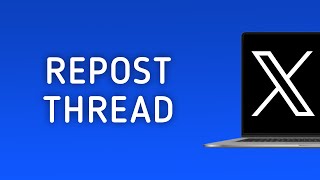 How To Repost A Thread On X Twitter On PC [upl. by Bahner238]