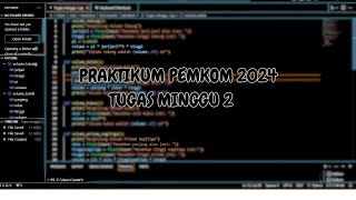 PRAKTIKUM PEMKOM MINGGU 2 [upl. by Ji143]