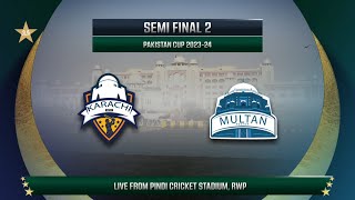 Live  Karachi Whites vs Multan  Match 29  2nd Semi Final  Pakistan Cup 202324  PCB [upl. by Ulick]