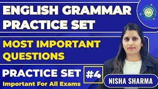 ENGLISH GRAMMAR PRACTICE  5 IMP FOR ALL EXAMS BY NISHA SHARMA [upl. by Aiekram804]