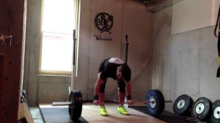 Clean and Jerk combo P Clean front squat jerk [upl. by Eimmac]