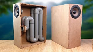 DIY Very Powerful Subwoofer with PVC pipe  powerful bass [upl. by Aiceila]