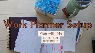 Work Planner Setup for October 2024  Plan with Me [upl. by Resiak]