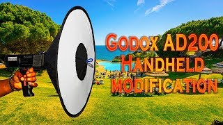 Godox AD200 Handheld Modification [upl. by Robby]