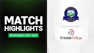 Schoolboy Cup 2023  Westfields Sports v Erindale College  Match Highlights  Semi Final [upl. by Ardnikal666]