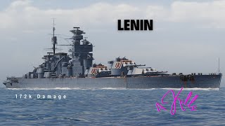 Warships🏴‍☠️  Lenin 172kA Turn changed the game for us worldofwarships wows cqc [upl. by Ondine]