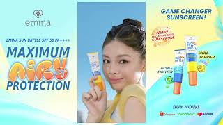 Game Changer Sunscreen  Emina Sun Battle SPF 50 PA [upl. by Sil954]