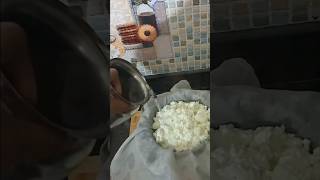 How to make Paneer at home homemadepaneeryoutubeshortsviralvideos [upl. by Elexa896]