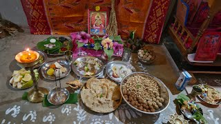 Lakhi pujo vlog  maa ar ami mile kibhabe pujo korlum [upl. by Isaak112]