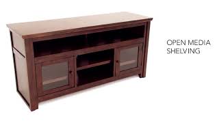 Harpan Reddish Brown Large TV Stand from Ashley [upl. by Ajnotal]