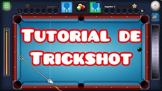 8 ball Pool Tutorial de trickshot [upl. by Llerat]