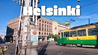 4k Walk in Helsinki in JUNE 2024 ☀️🇫🇮 2️⃣0️⃣2️⃣4️⃣ ☀️🇫🇮 Capital of Finland [upl. by Lunneta]