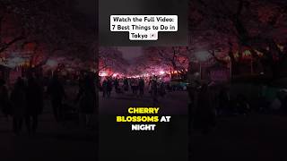 Ueno Park Cherry Blossom Festival A Night of Illuminated Beauty in Tokyo [upl. by Tarryn]