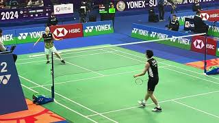 Koki Watanabe vs Li Shi Feng  Japan Vs China India Open 2024 [upl. by Menashem]