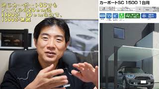 雹被害から愛車を守るには金属製屋根カーポートしかない リクシルカーポートSC1500シリーズなど イナバも良いよ【夏に起きる雹被害が八王子でも発生】伊勢崎なども注意 [upl. by Haceber]