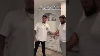 Funny clapping cheeks brother prank [upl. by Pedrick]