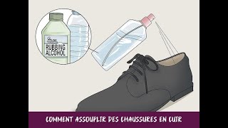 Une astuce de génie pour élargir et assouplir vos chaussures étroites cuir amp daim [upl. by Almeida]