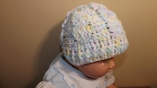 Crochet Gorro De Trenzas Para Bebe [upl. by Settle157]