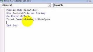 How To OpenInput a Text File in Visual Basic 60 With EOF [upl. by Ainesell]