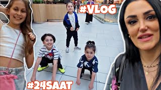 KUZENLERLE BİR GÜN BOYUNCA VLOG 24SAAT [upl. by Yahsed]