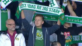 Superettan quotJust i dag är jag starkquot  mäktig inmarsch i fullsatta HammarbyLSK  TV4 Sport [upl. by Lenny]