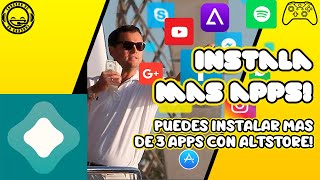 Como INSTALAR MAS de TRES APPS con ALTSTORE  Activar y desactivar apps [upl. by Cheryl]