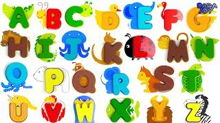 Abecedario en Ingles para NiñosAprenda el Alfabeto ABC  Ingles de AbecedarioABCDEFGH [upl. by Wanfried89]