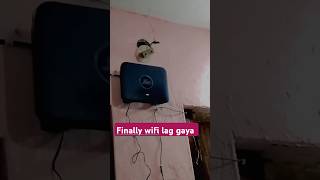 Finally wifi lag gaya shorts minivlog shortsfeed ytshorts [upl. by Haletky]