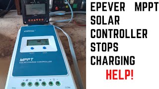 Epever MPPT Solar Controller Stops Charging [upl. by Neela]