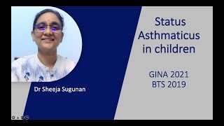 Acute severe asthma exacerbation  Status Asthmaticus in children by Dr Sheeja Sugunan [upl. by Snyder]