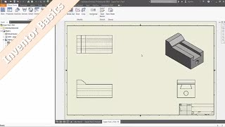 Inventor 101 Detail Part Drawings from 3D CAD [upl. by Atiuqahc528]