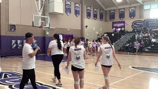 Sequoia High School Girls Volleyball 2024 Senior Night Ceremony [upl. by Rennoc208]