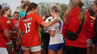 White Lake community wraps arms around Montague soccer player Elle Moran in wake of dads passing [upl. by Jehias600]