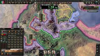 HOI 4 capitulate Ethiopia speedrun 2m 9s 35ms [upl. by Yeliab]