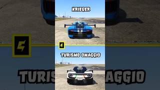 Turismo Omaggio Vs Kreiger in GTA Online shorts gta5online turismo [upl. by Haerr]