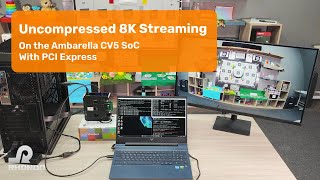 PCI Express for Uncompressed 8K Streaming on the Ambarella CV5 SoC  Technology Demo [upl. by Raine765]