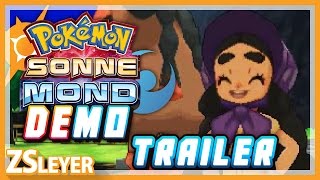 NEUER TRAILER  Pokémon Sonne amp Mond Demo GermanDeutsch [upl. by Neale]