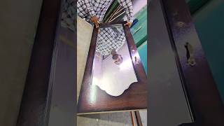 dressing table mirror fitting in shop live mirrorwork shortvideo trendingvideo trending [upl. by Belldas841]