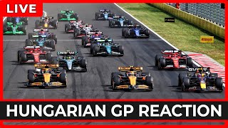 2024 Hungarian Grand Prix Race Reaction [upl. by Yatnohs68]