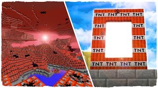 🤘 ABRIMOS EL PORTAL DE LA DIMENSIÓN DE TNT Y LO HACEMOS EXPLOTAR  MINECRAFT  TINENQA [upl. by Katha]