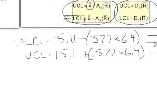 SPC  Calculating UpperLower Control Limits [upl. by Clerissa876]