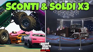 SETTIMANA ORRENDA SCONTI E SOLDI X3 AGGIORNAMENTO SETTIMANALE GTA ONLINE ITA [upl. by Acira]