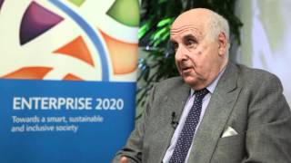 Etienne Davignon President of CSR Europe on the role of business in society [upl. by Kryska134]