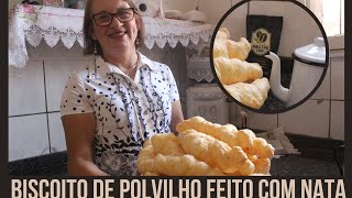 Biscoito de Polvilho feito com Nata [upl. by Kandy682]