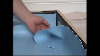 How to fit the vinyl flooring in corners with Quantum Flooring [upl. by Jaqitsch]