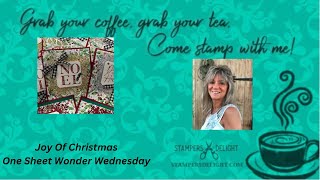 Joy Of Christmas One Sheet Wonder Wednesday [upl. by Wildee510]