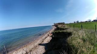 Strand von Rerik Meschendorf in Full HD 2017 Ostseecamp Seeblick Ostsee Baltic Sea Meer Wellen Wave [upl. by Ahaelam]