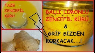 Zencefil Kürü İle Gripten Korunma Formülü  Ballı Zencefil Limon Kürü Tarifi [upl. by Lav674]